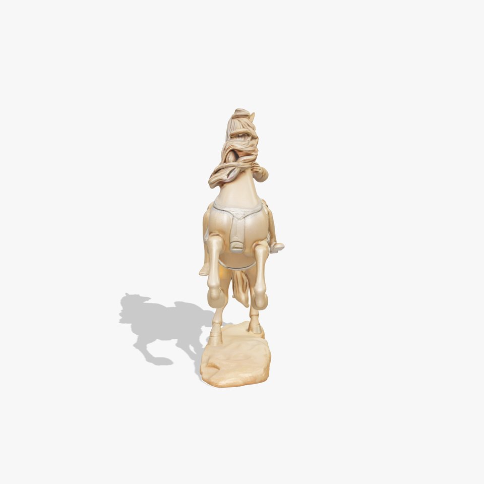 Renaissance Horse and Rider Sculpture model pack viewer poster