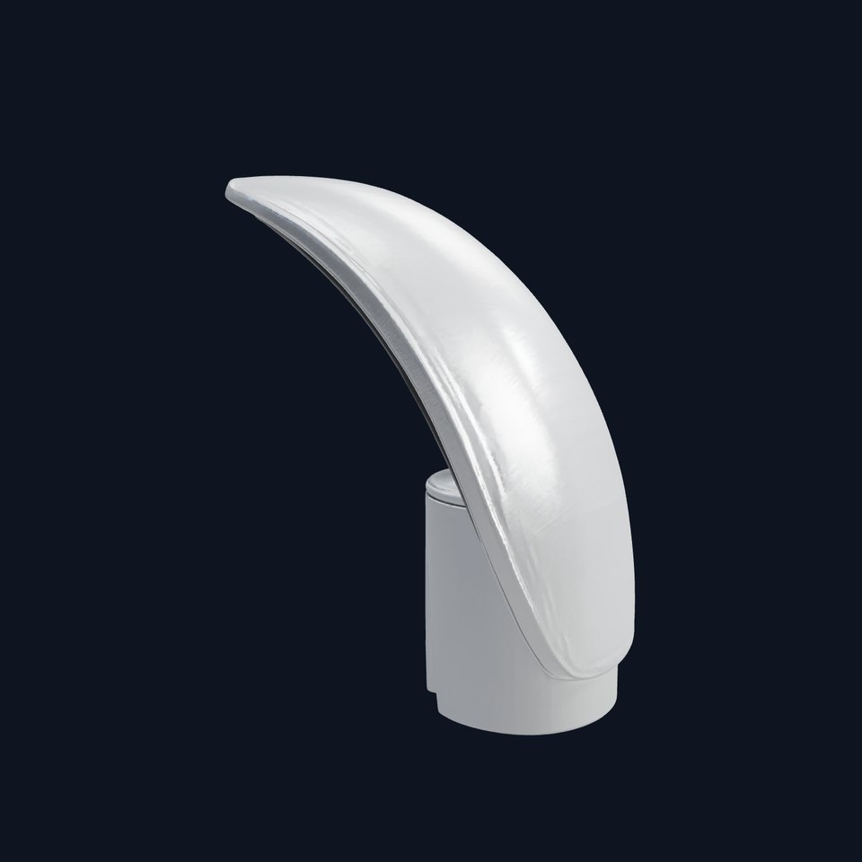 Curved Modern Streetlight Steel Design model pack viewer poster