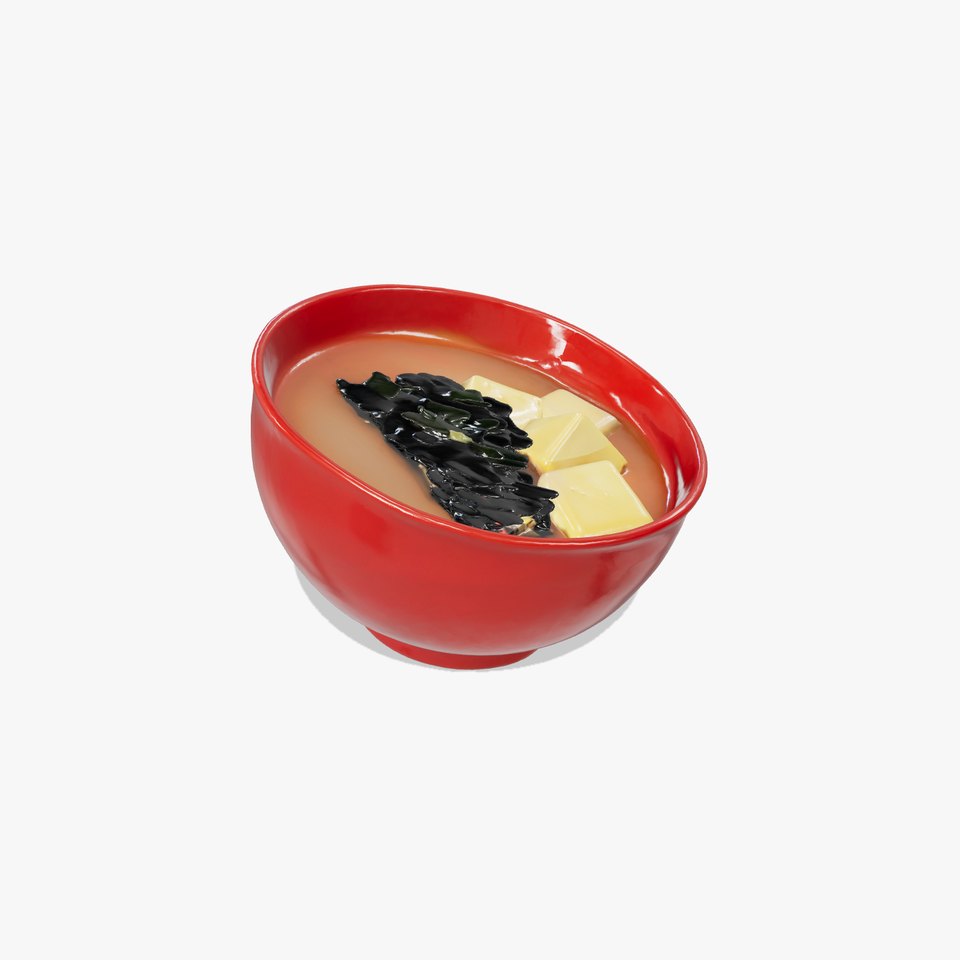 Traditional Japanese Miso Soup Model Pack viewer poster