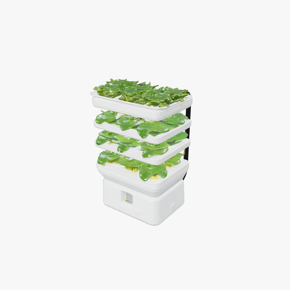 Smart Hydroponics Tower Model Pack viewer poster
