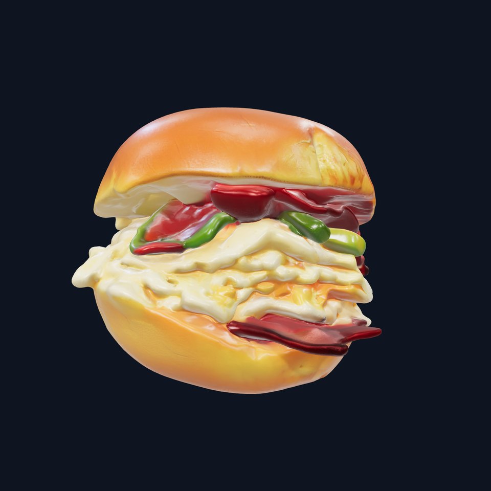 Bagel Breakfast Sandwich Model Pack viewer poster