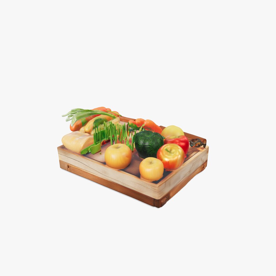 Countryside Market Display Rustic Foods model pack viewer poster