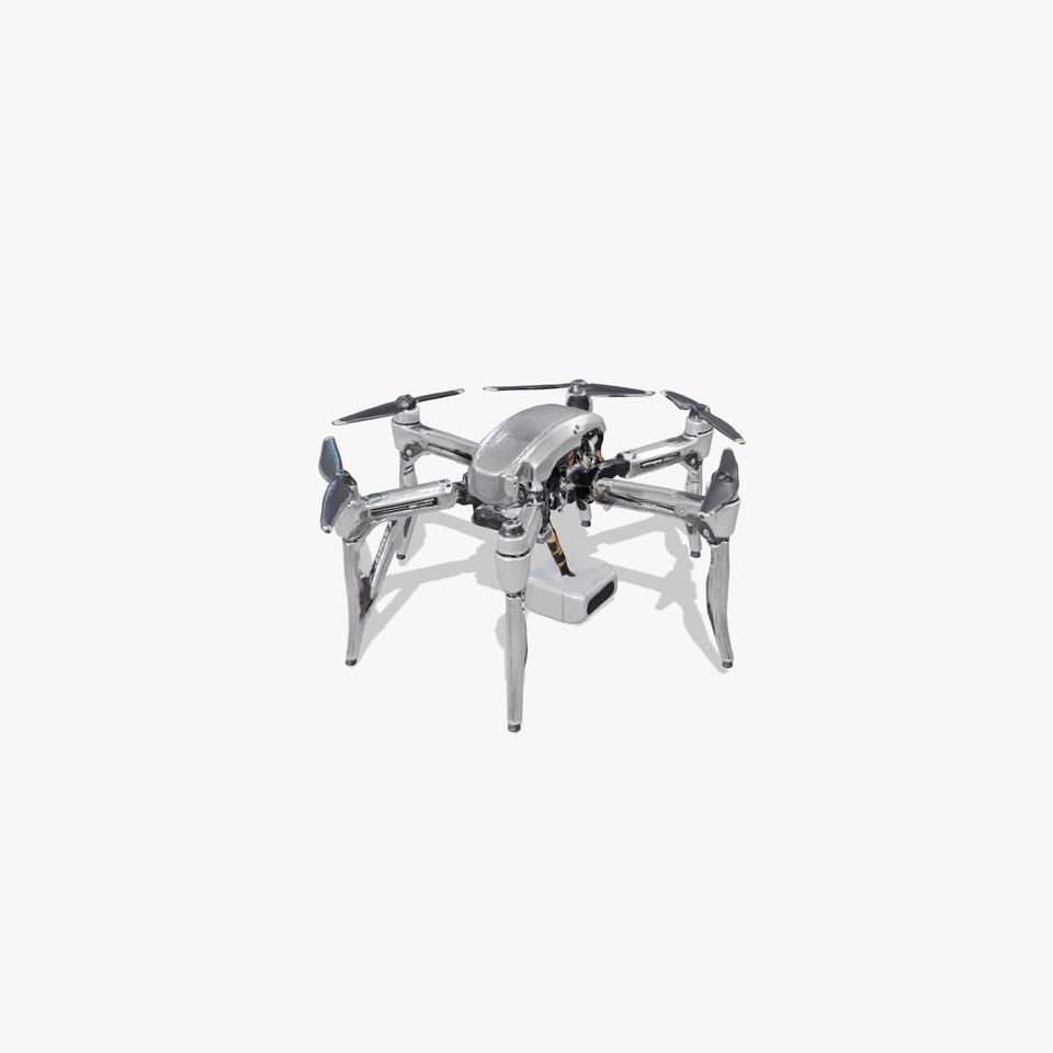 Giant Spider Drone Hexapod Terrain Mapping model pack viewer poster