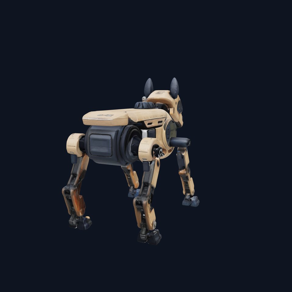 Scout Robot Dog Advanced Stealth Mechanism model pack viewer poster