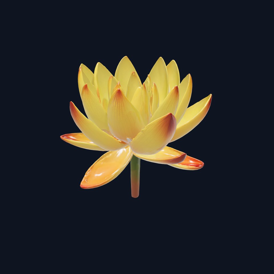 Yellow Water Lily Model Pack - Realistic Aquatic Details viewer poster