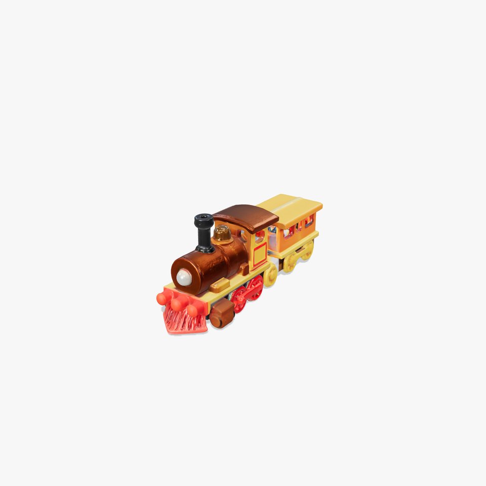 Vibrant Wooden Train Set Model Pack viewer poster