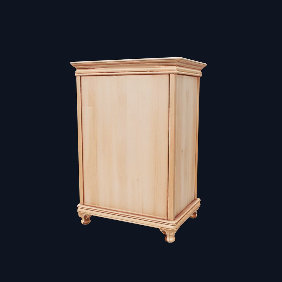 Ornate Wood Armoire model pack viewer poster
