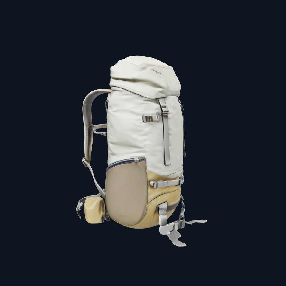 Ergonomic Trekking Rucksack with Lumbar Support model pack viewer poster