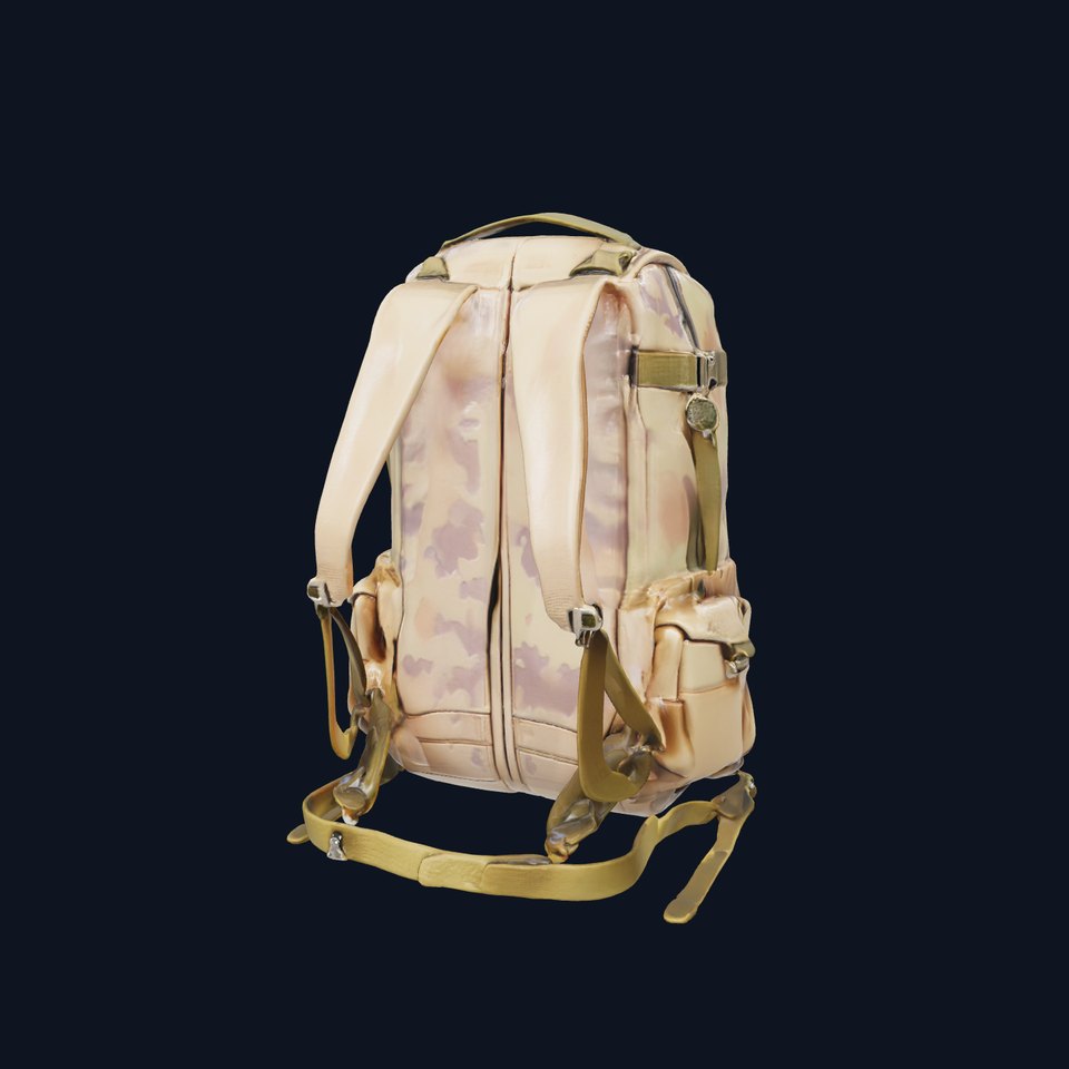 Tactical Hiking Camo Backpack model pack viewer poster