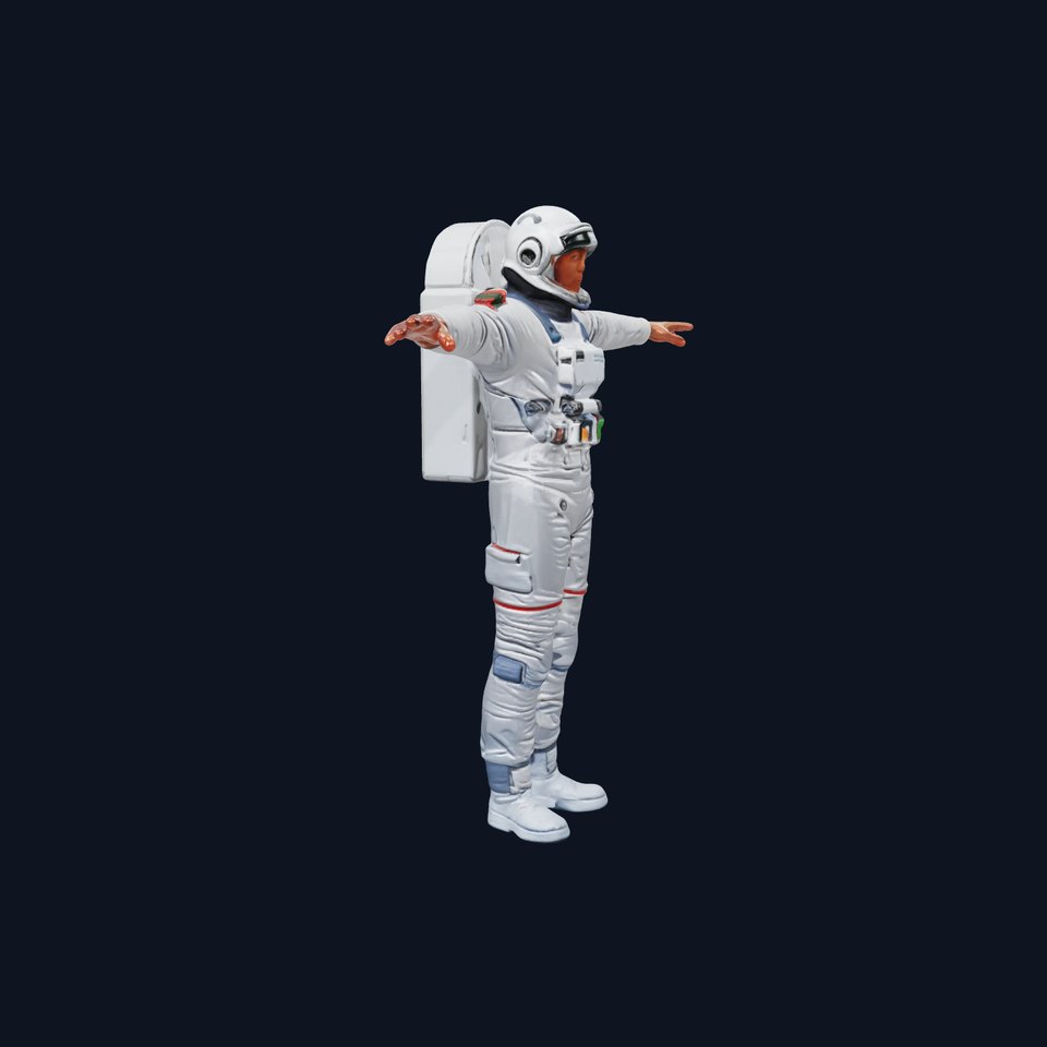 Astronaut Space Suit Character model pack viewer poster