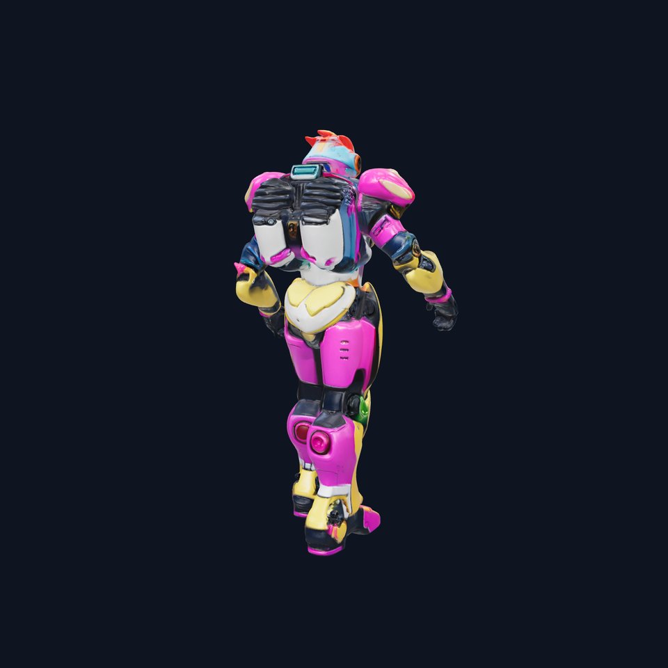 Vivid Humanoid Fight Android Model Pack viewer poster