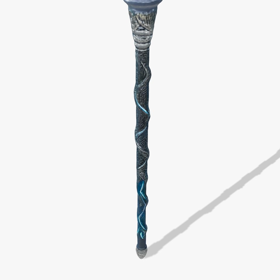 Stormbringers Enchanted Sapphire Staff model pack viewer poster