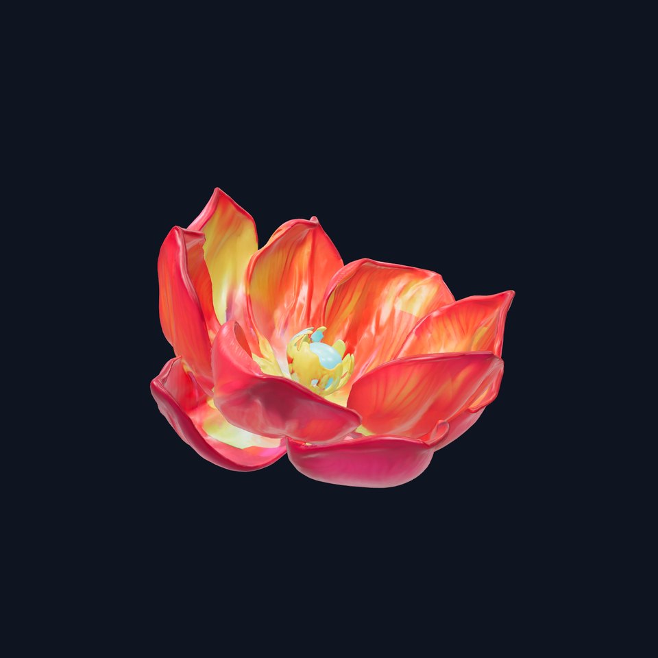 Magical Blooming Flora model pack viewer poster