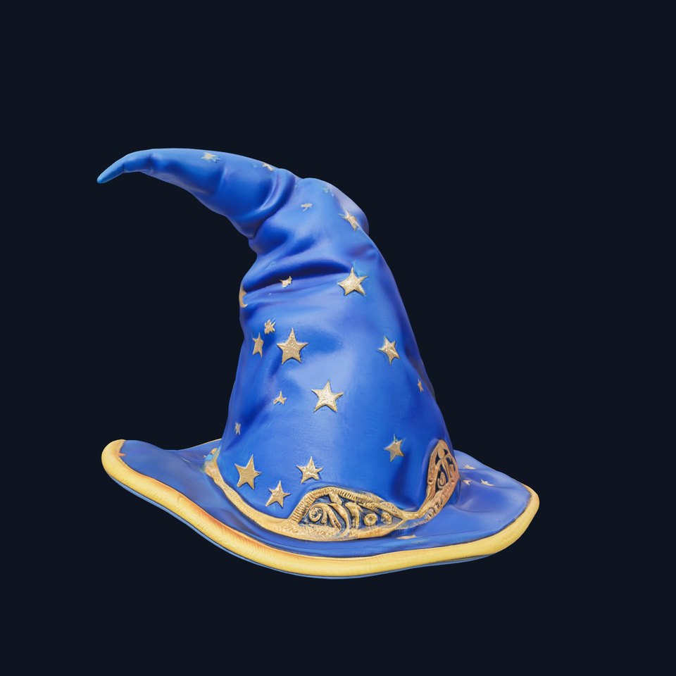 Mystical Sorcerers Hat StarStudded Model Pack viewer poster