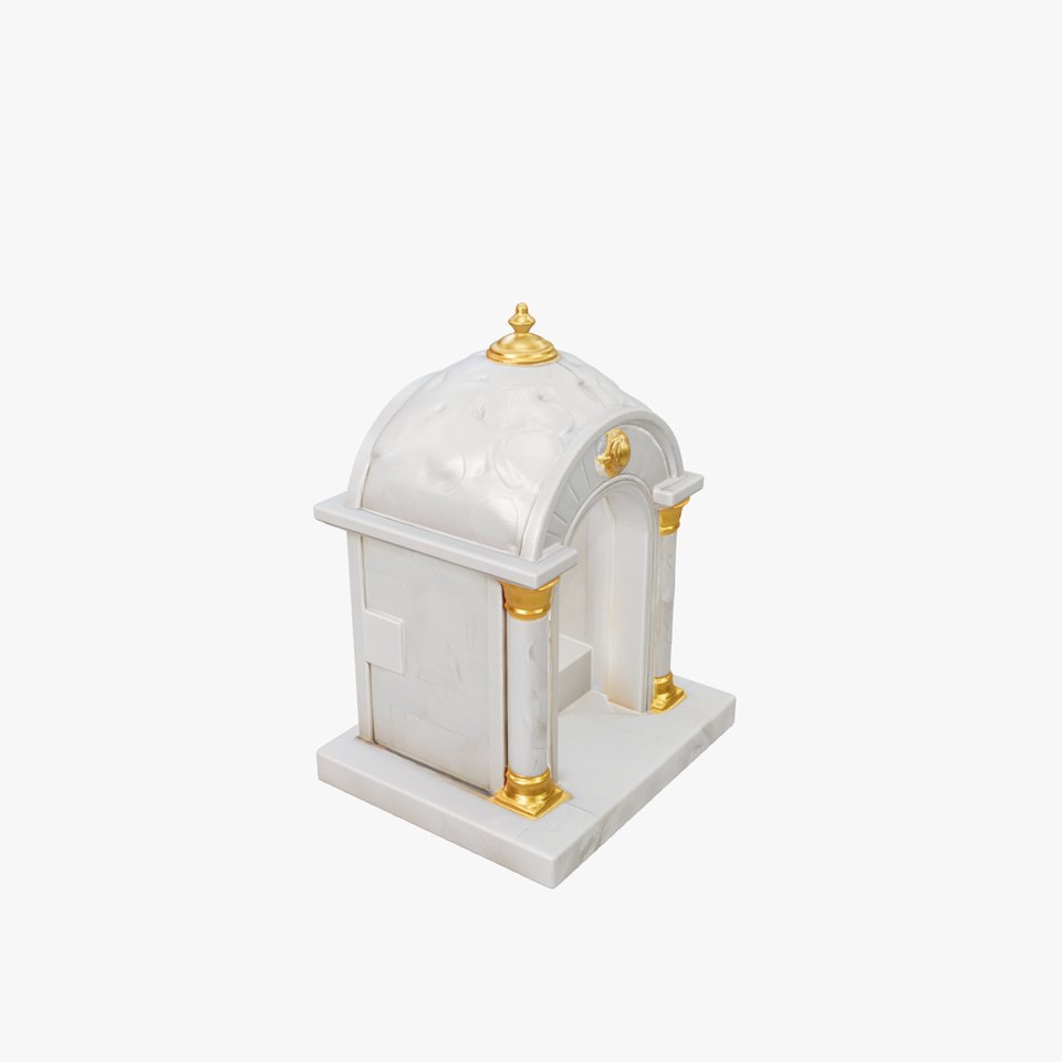 Grotto Stone Brass Accent Architecture model pack viewer poster