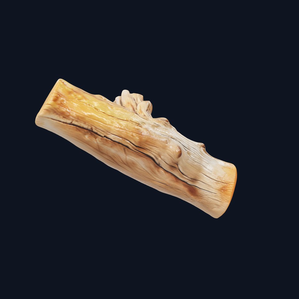 Driftwood Log Realistic Texture model pack viewer poster