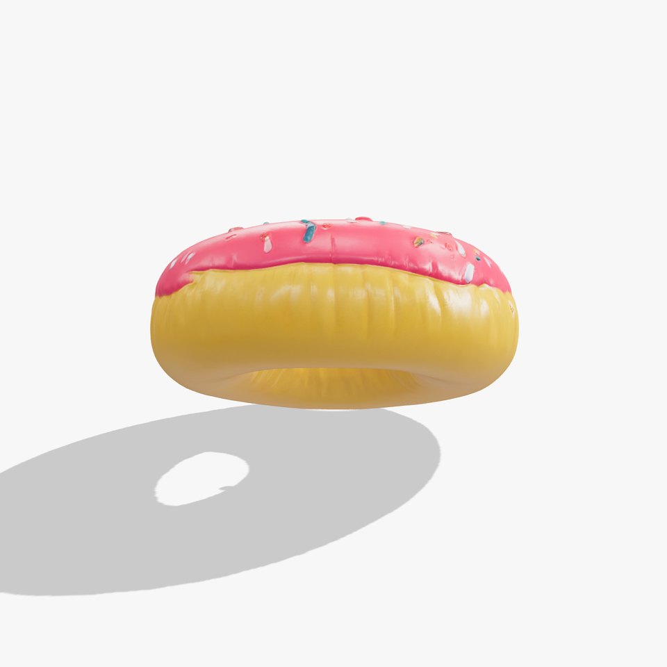 Inflatable Donut with Sprinkles Model Pack viewer poster