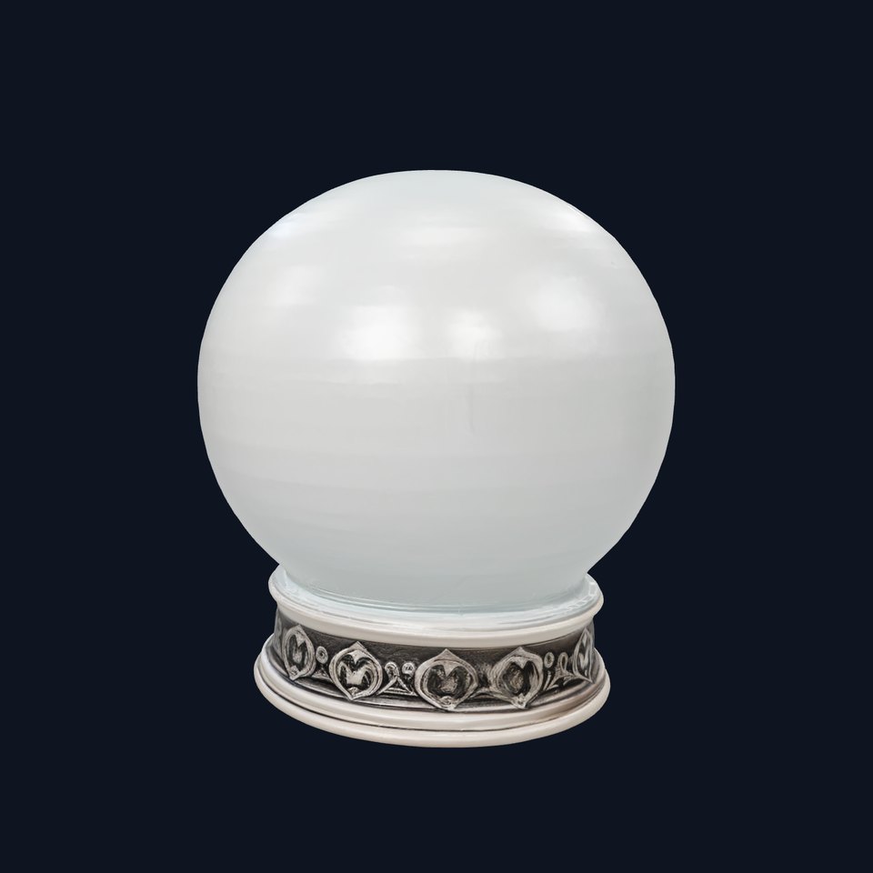 Eiffel Tower Glass Snow Globe model pack viewer poster