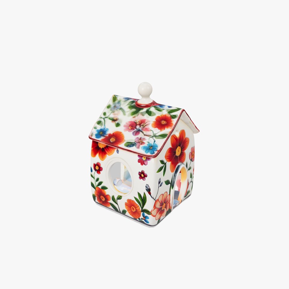 Floral Ceramic Candle House Model Pack viewer poster