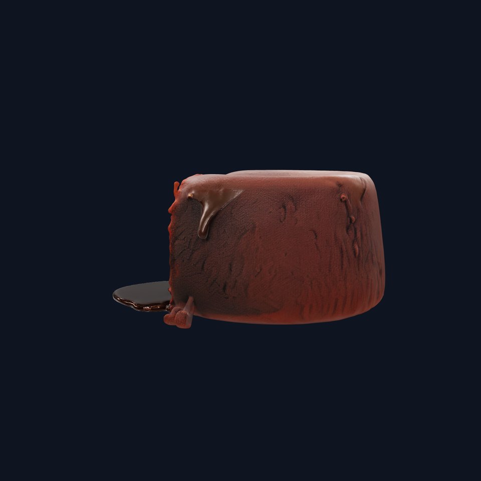 Chocolate Lava Cake Dessert model pack viewer poster