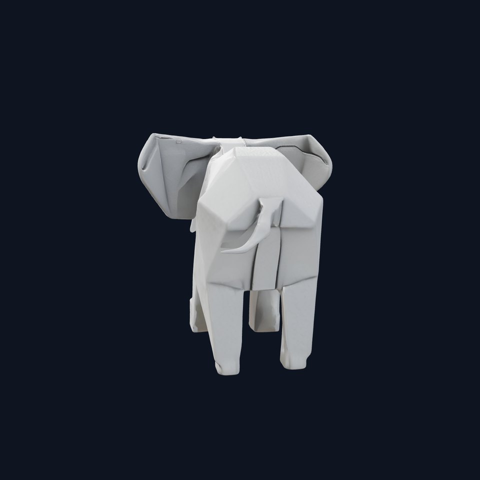 Origami Elephant Model Pack viewer poster