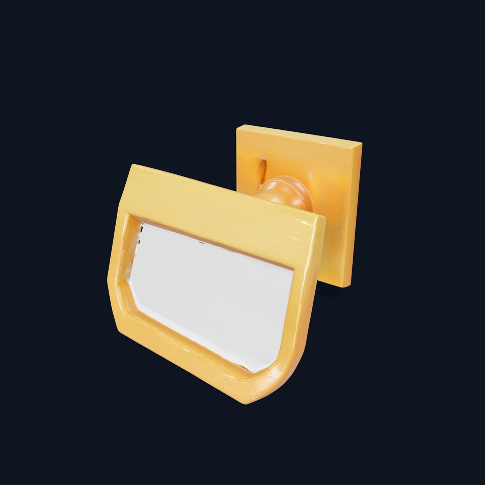 Elegant Brass Towel Ring Model Pack viewer poster