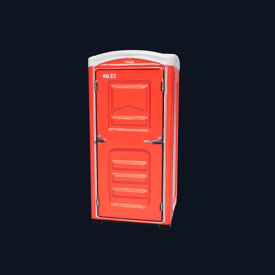 Outdoor Portable Toilet D Model Pack viewer poster