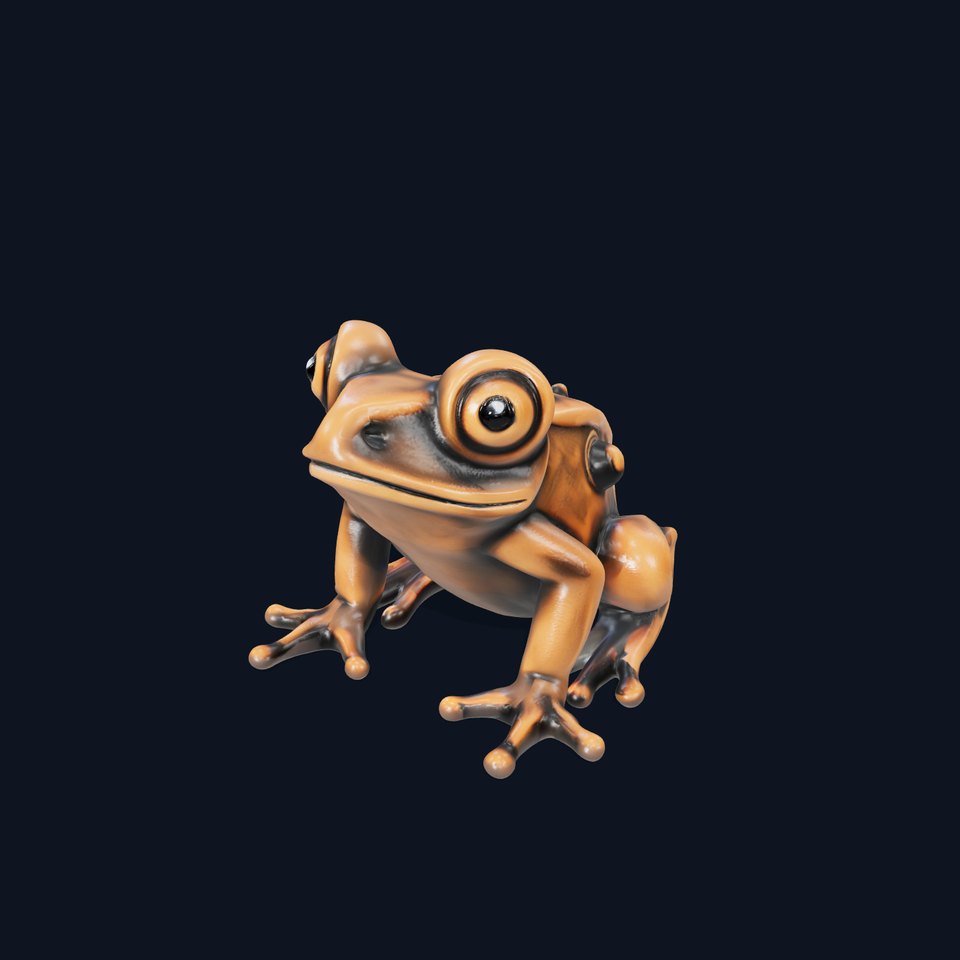 Frog Statue Model Pack for Rendering and Games viewer poster