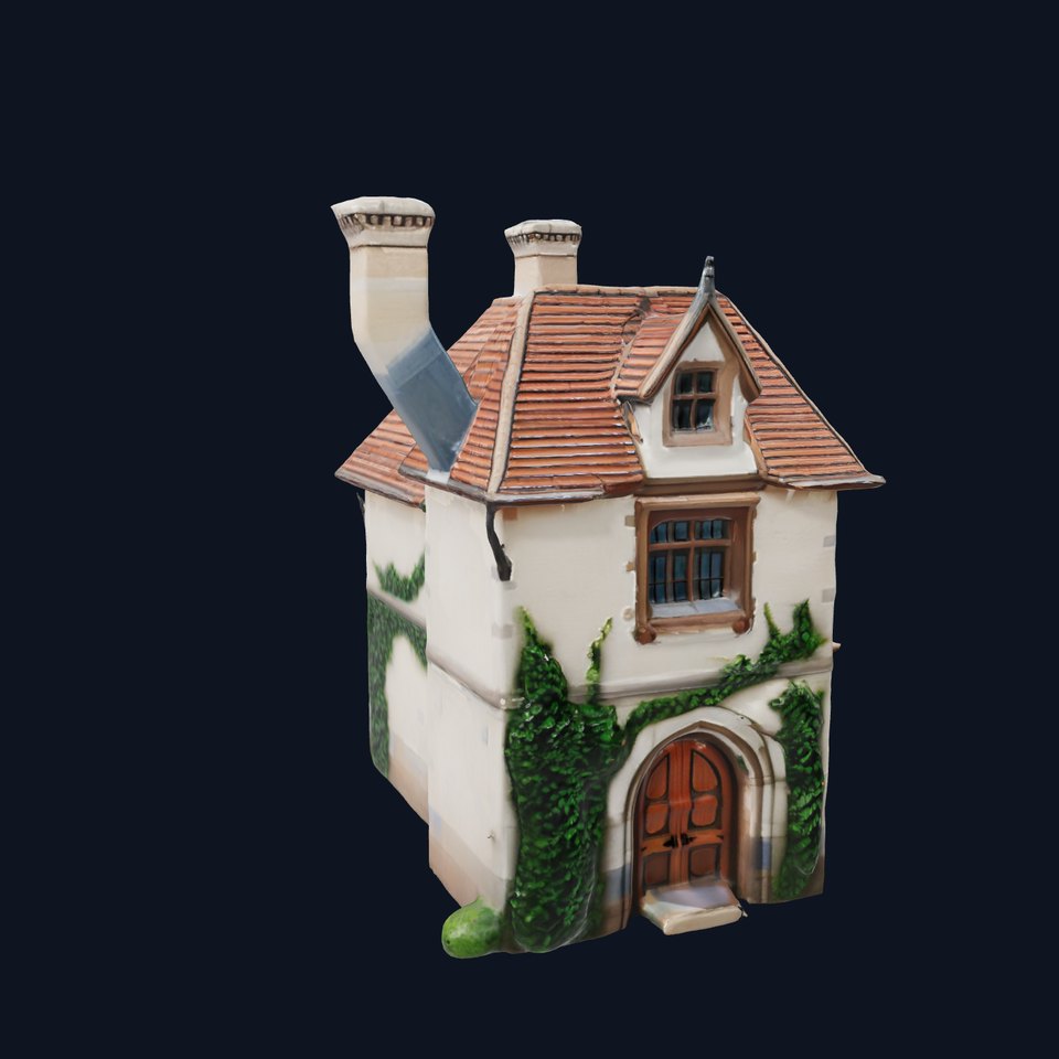 Charming Medieval House Model Pack with Ivy viewer poster