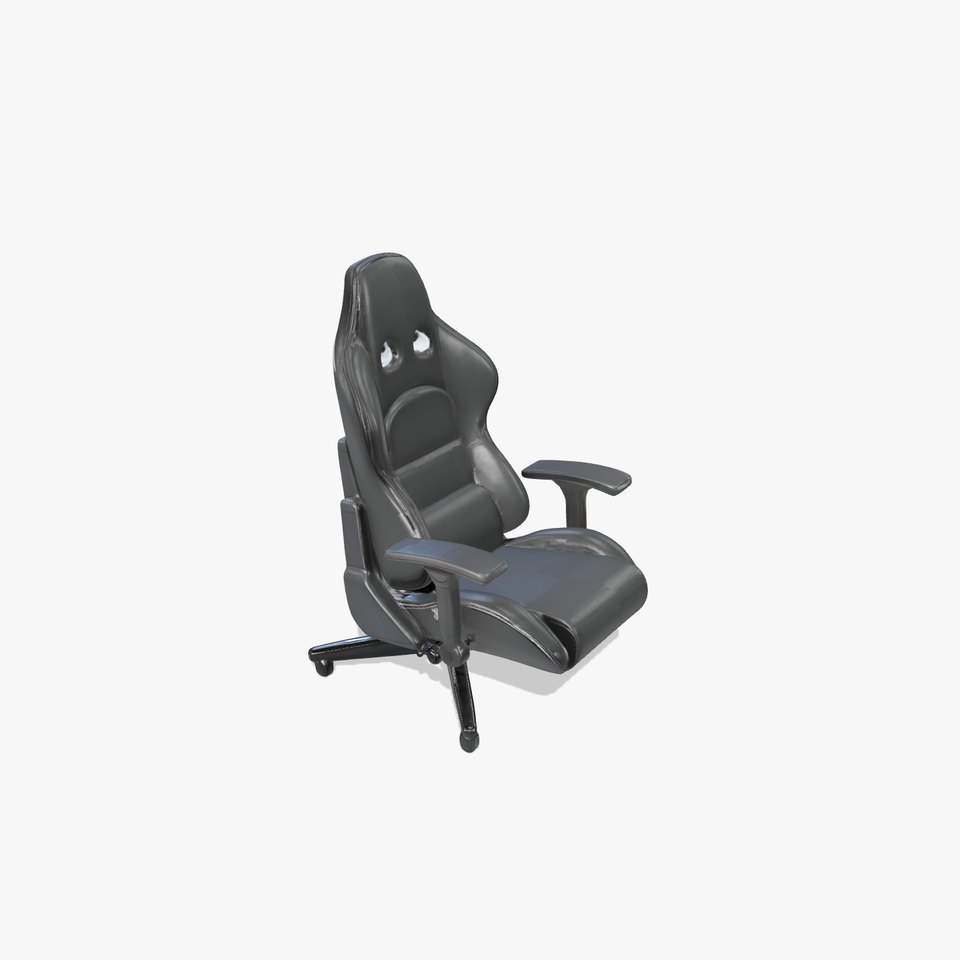 Ergonomic Gaming Chair D Model Pack viewer poster