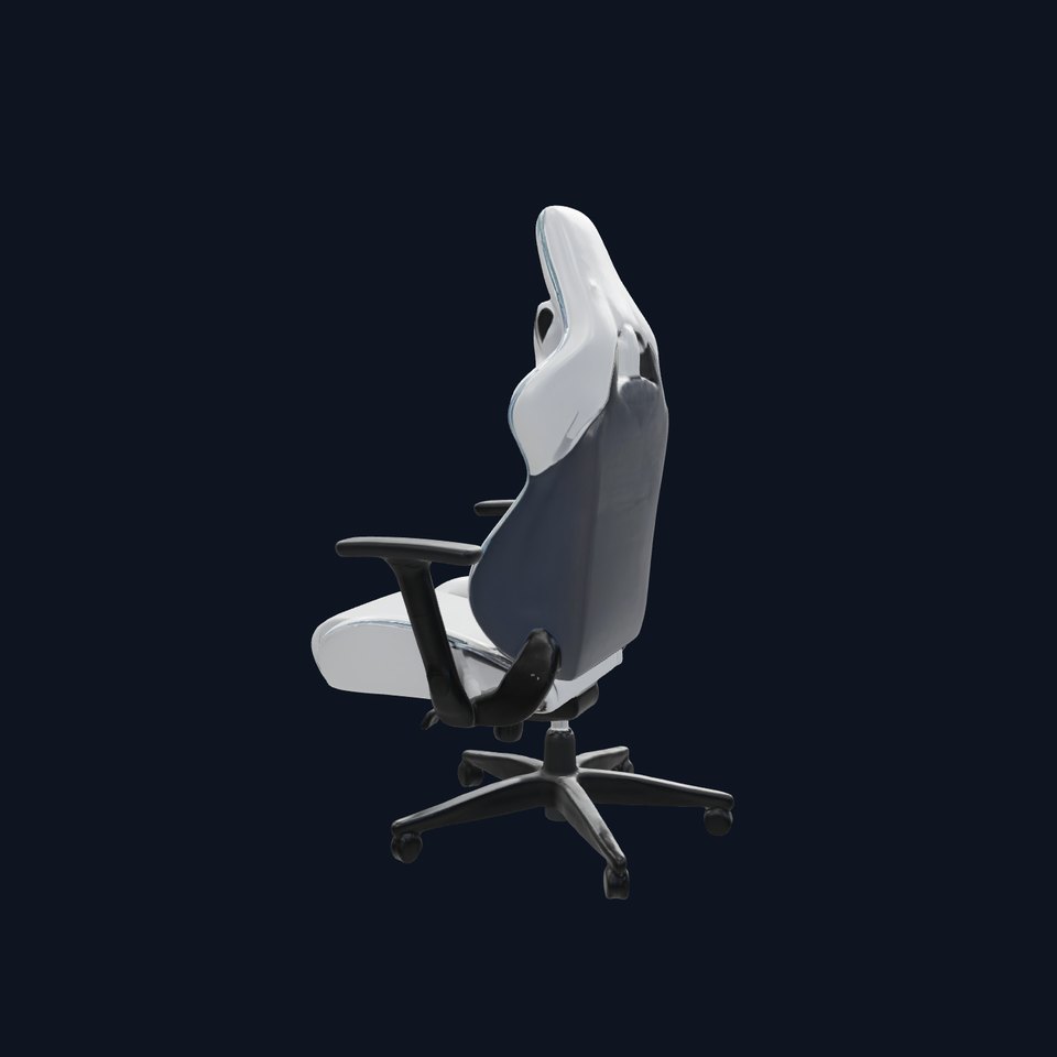 Ergonomic Gaming Chair D Model Pack viewer poster