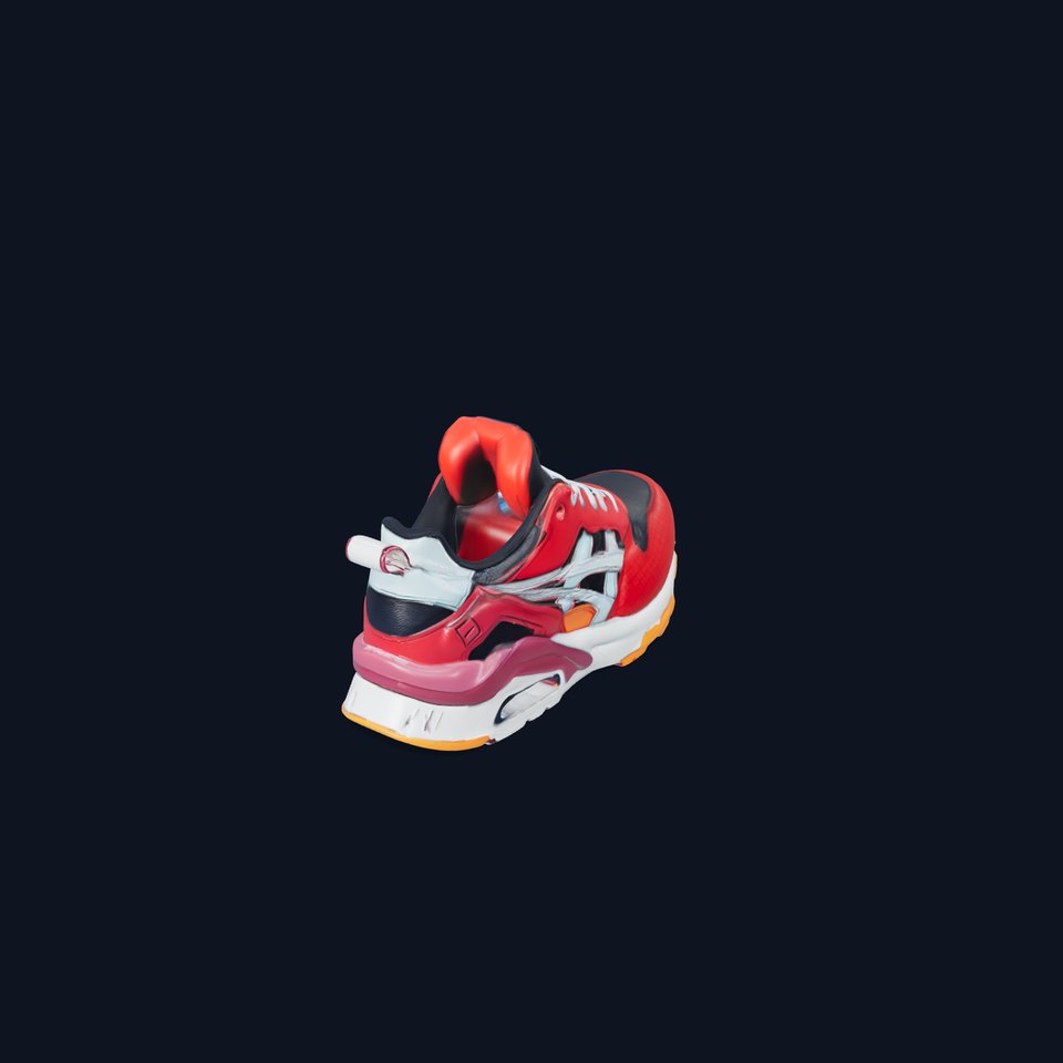 Colorful Athletic Sneaker D Model Pack viewer poster