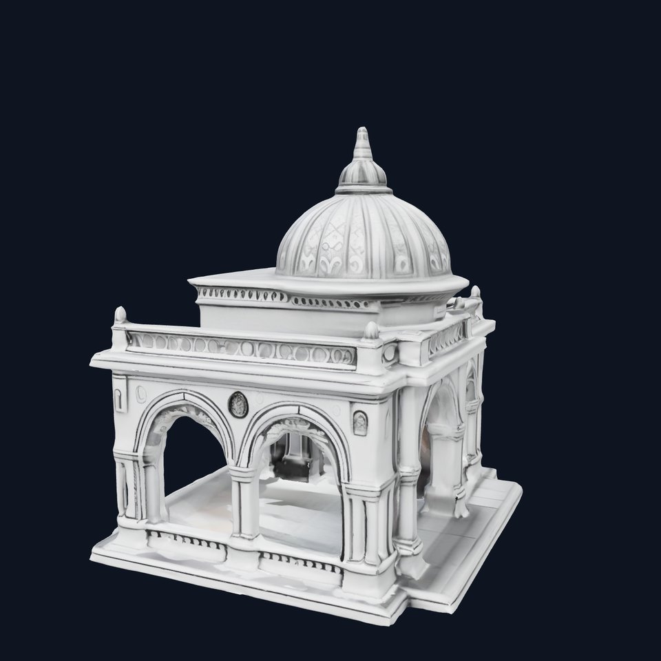 Ornate Pavilion Model Pack for Architectural Visualizations viewer poster