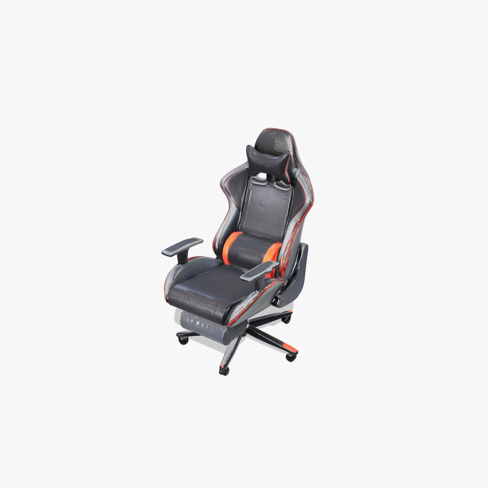 Gaming Chair D Model Pack with Adjustable Features viewer poster