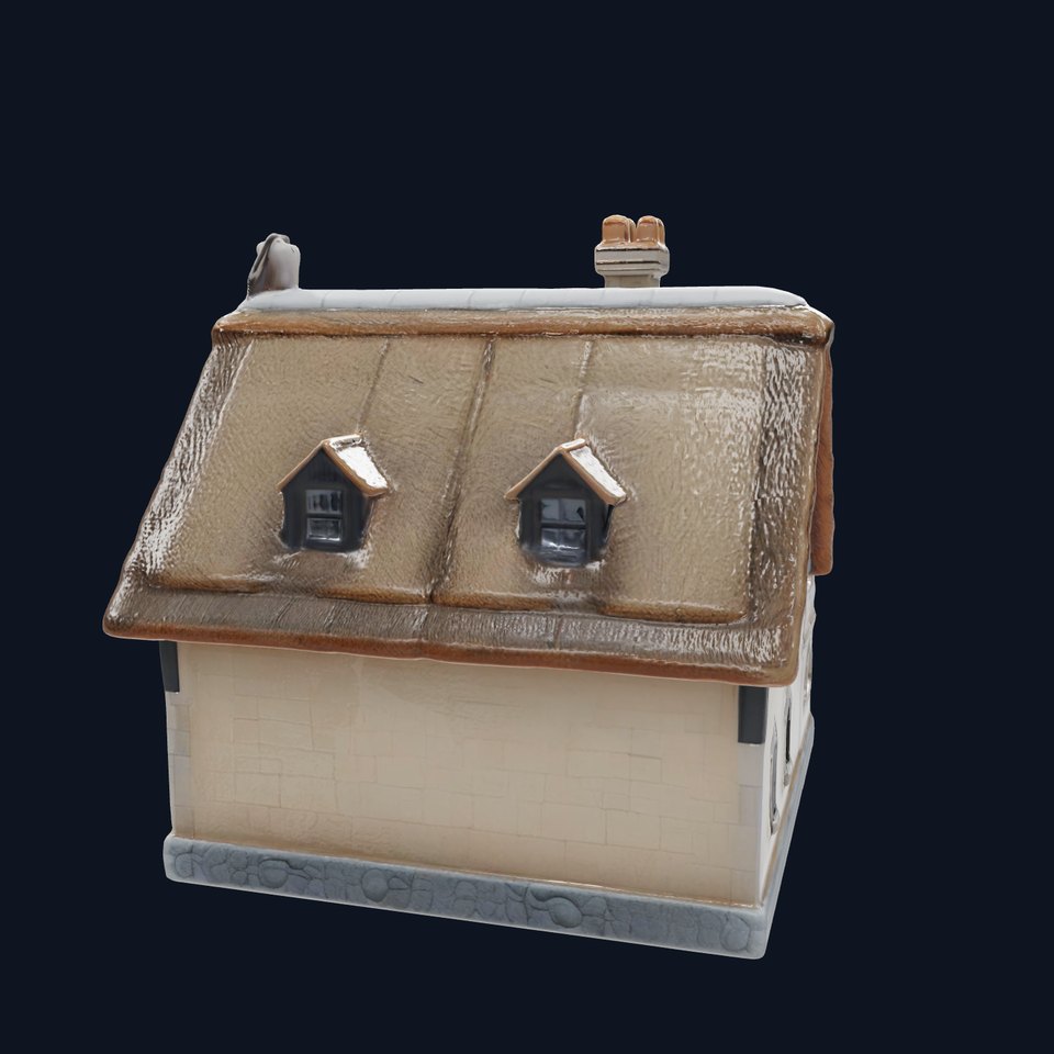 Cozy Cottage Model Pack with Detailed Thatched Roof viewer poster