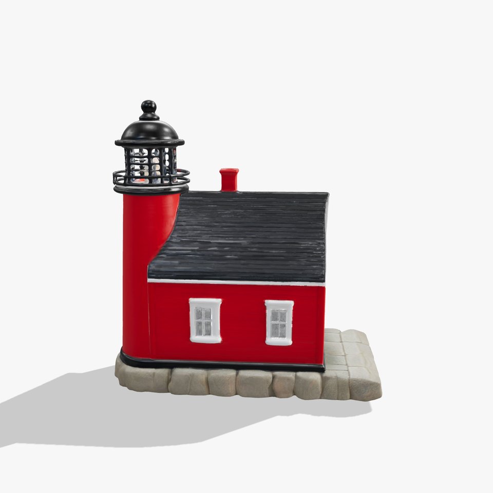 Red Lighthouse Scene Model Pack viewer poster