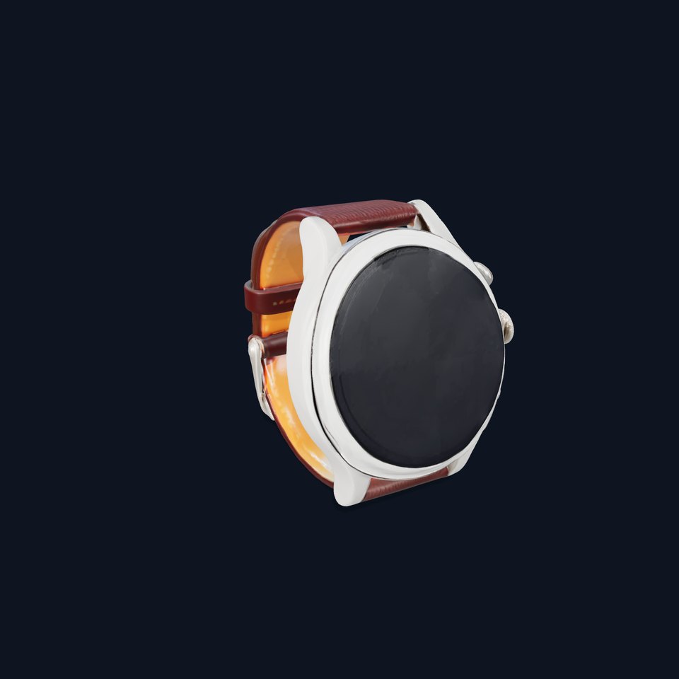 Smartwatch Model Pack  High Detail with Leather Strap viewer poster