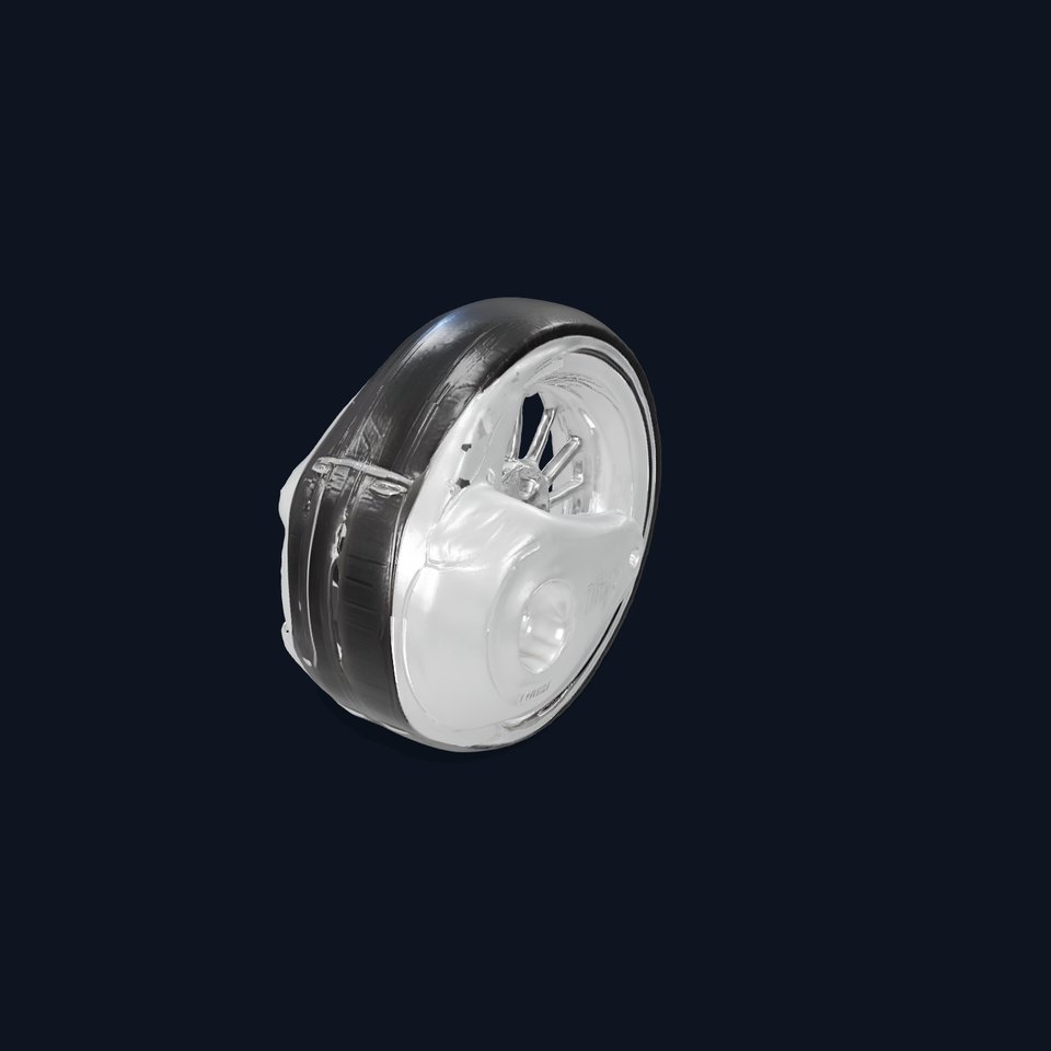 Futuristic Wheel Model Pack with Three Detail Levels