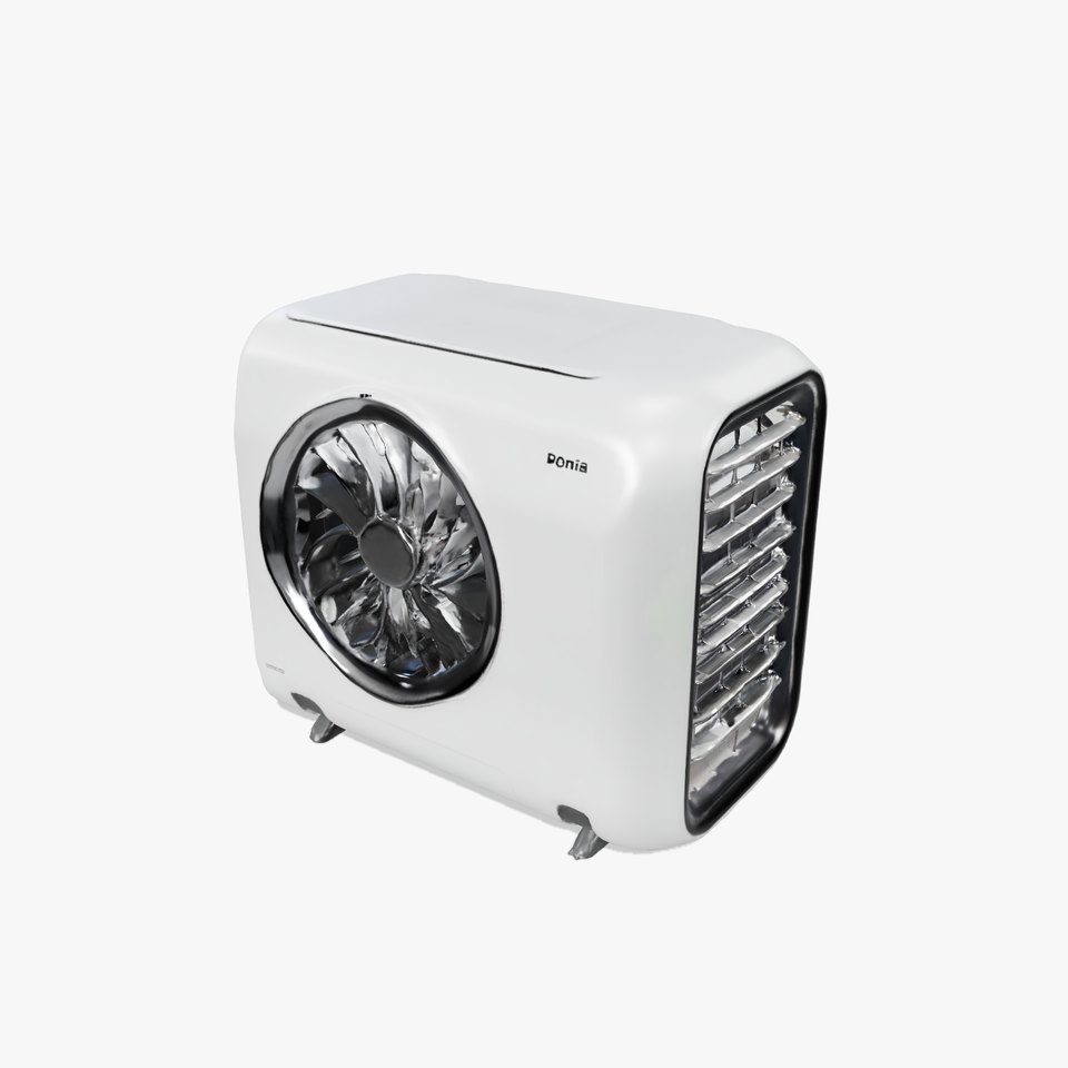 Modern Air Conditioner Model Pack with Adjustable LOD System