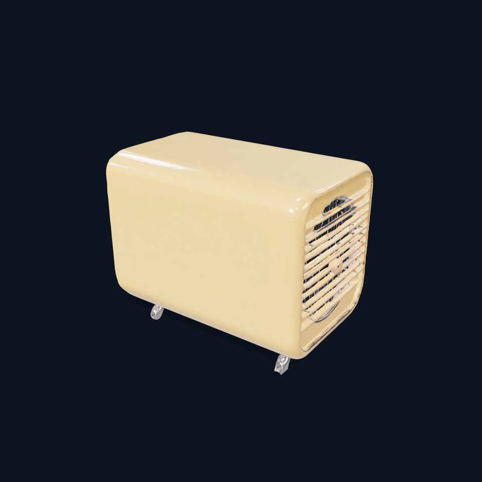 Retro Portable Heater Model Pack with Modern Display viewer poster