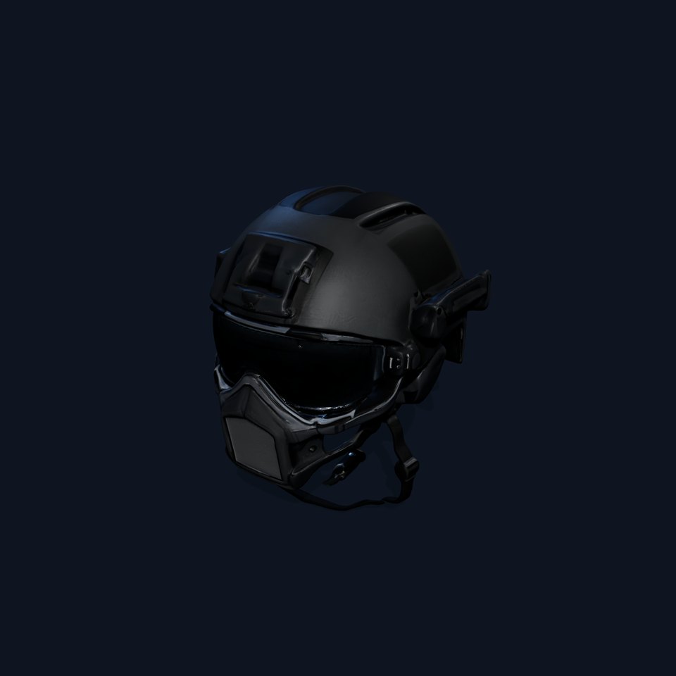 Advanced Tactical Helmet Model Pack viewer poster