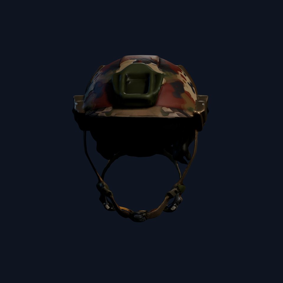 Tactical Combat Helmet D Model Pack viewer poster