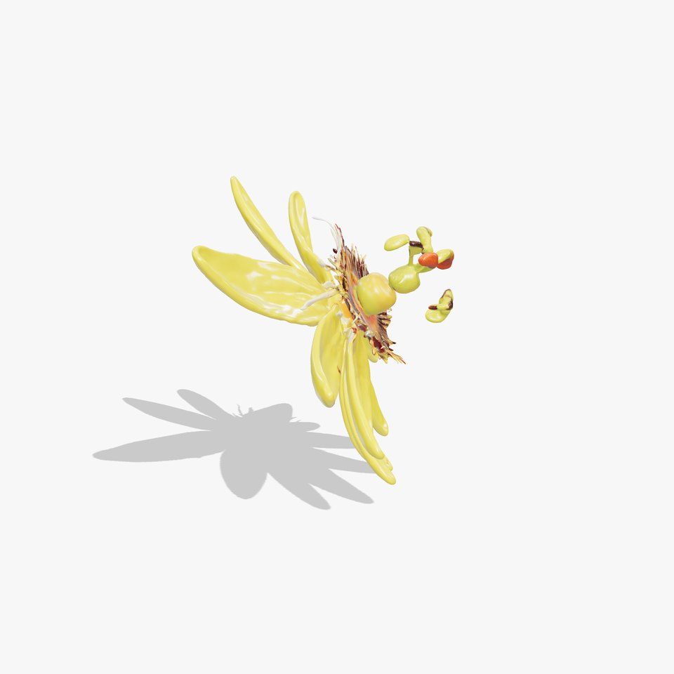 Vibrant Passionflower D Model Pack viewer poster