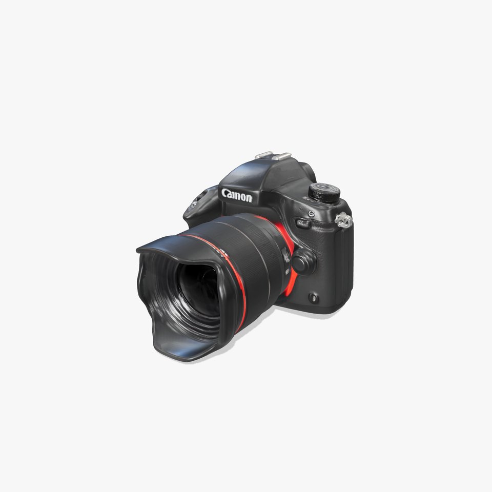 DSLR Camera Model Pack with Detailed Lens and Body viewer poster