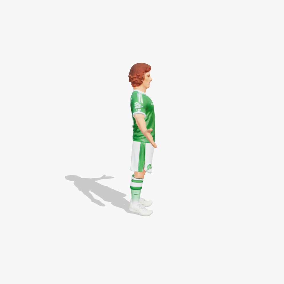 D Character Model  Soccer Player Rigged with PBR Textures viewer poster