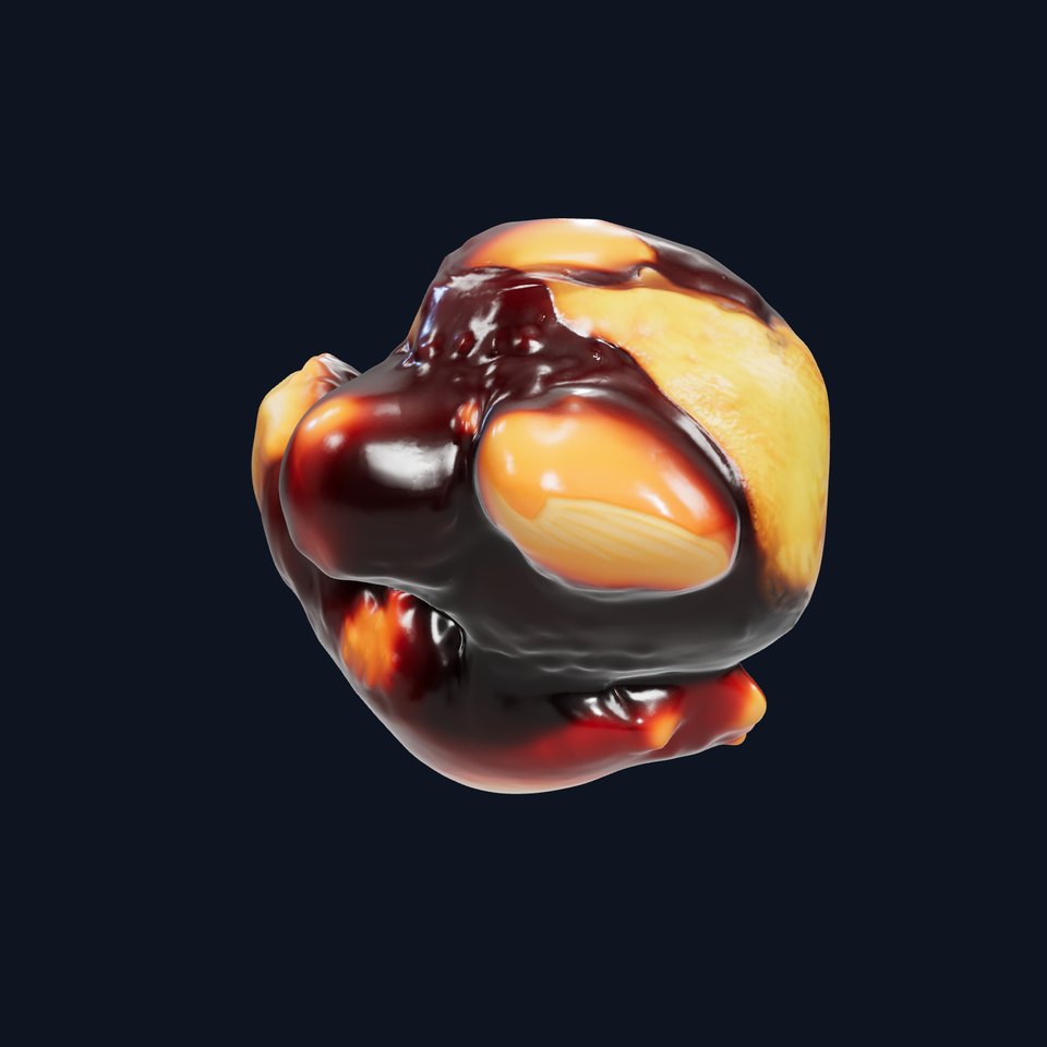 Roasted Chicken Slice Model Pack with Sauce and Garnish viewer poster