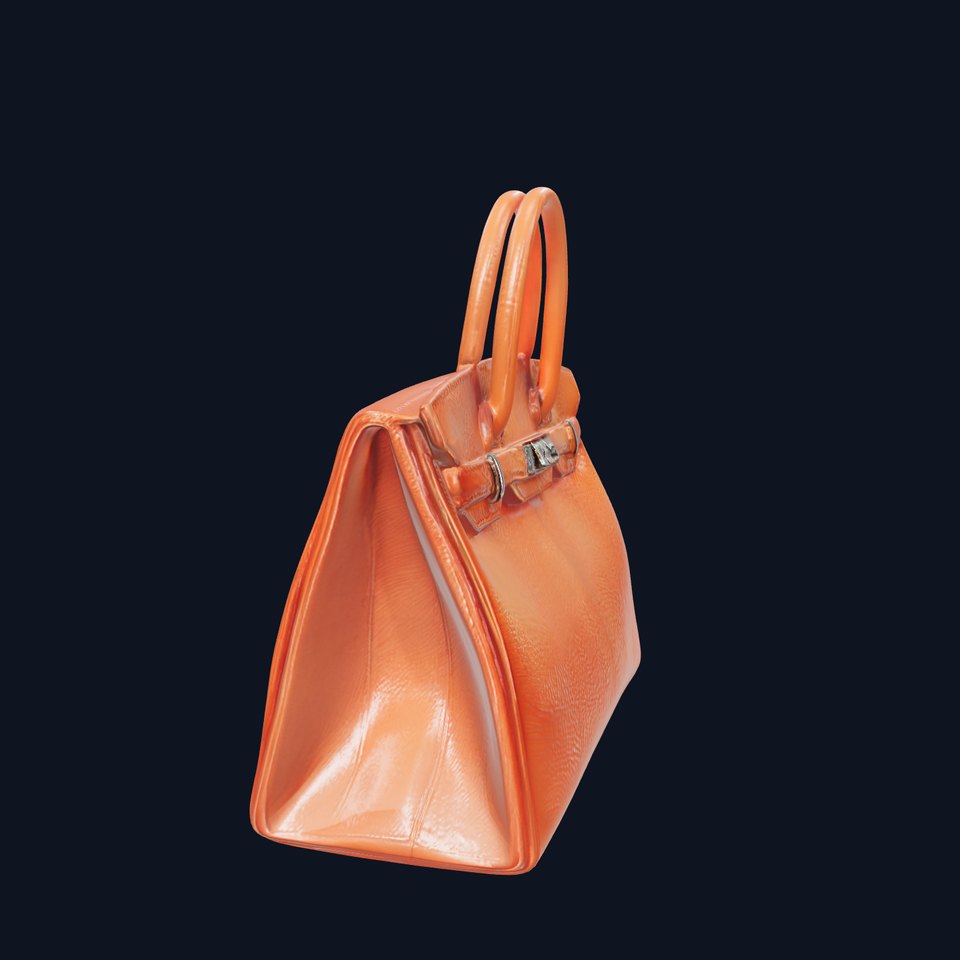 Elegant Leather Handbag D Model Pack viewer poster