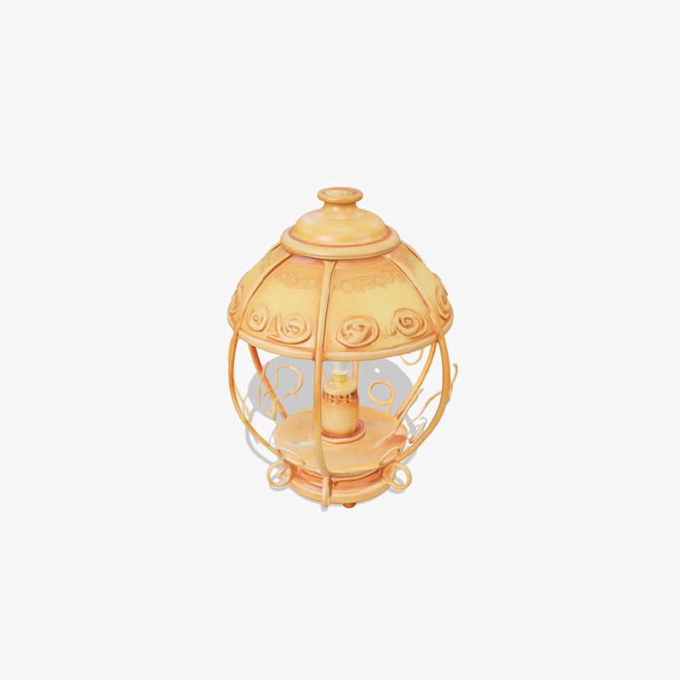 Ornate Vintage Lantern Model Pack viewer poster