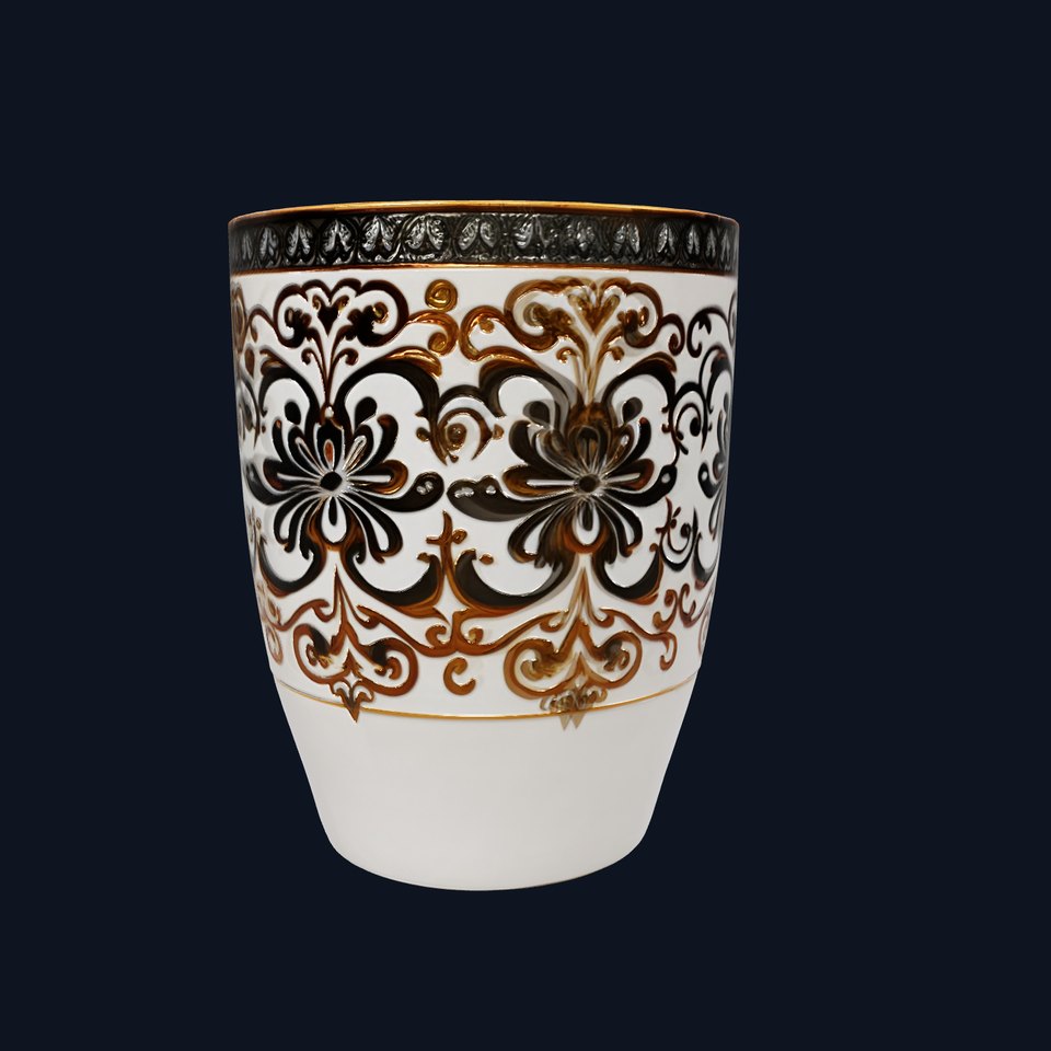 Ornate Ceramic Mug Model Pack viewer poster