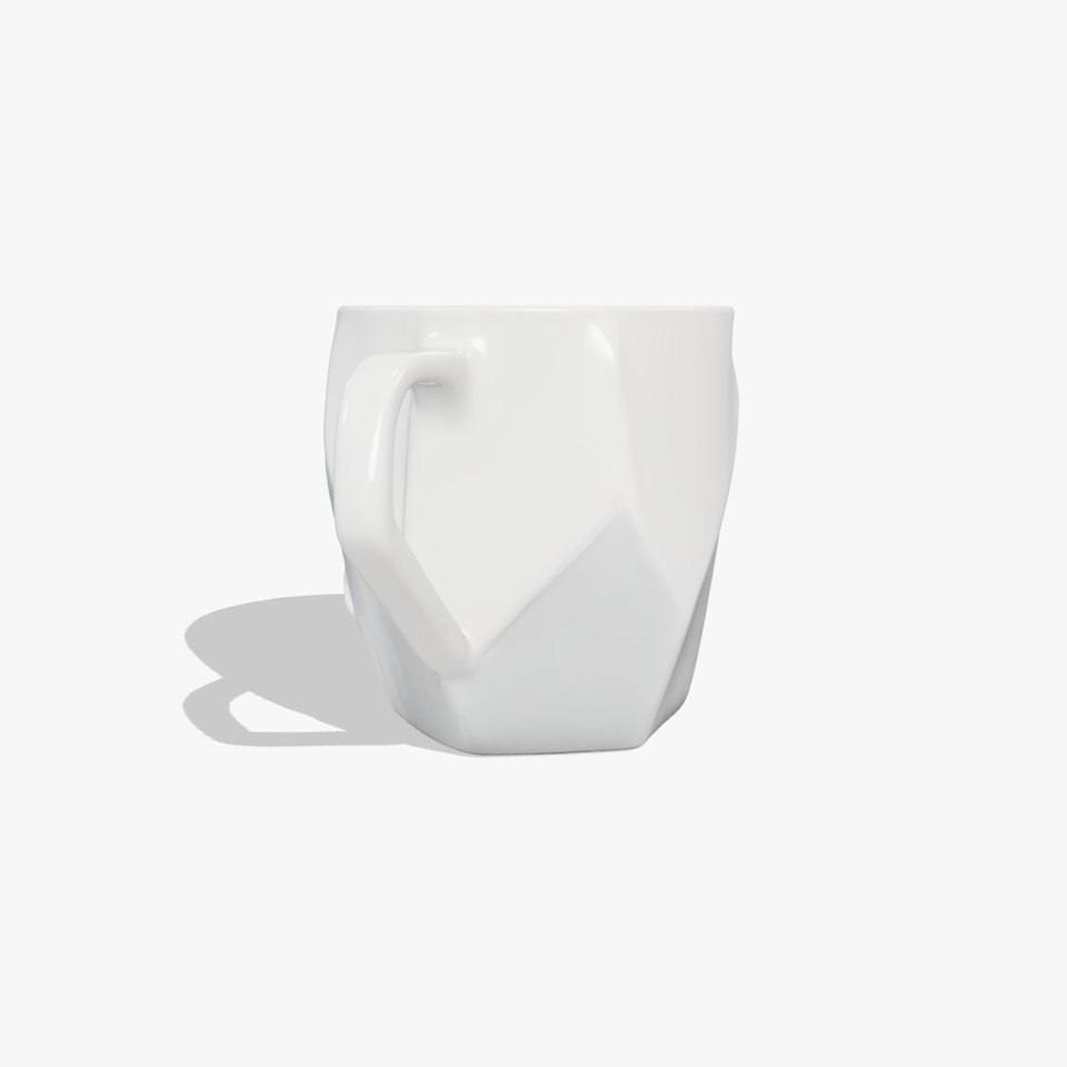 Geometric Ceramic Mug D Model Pack viewer poster